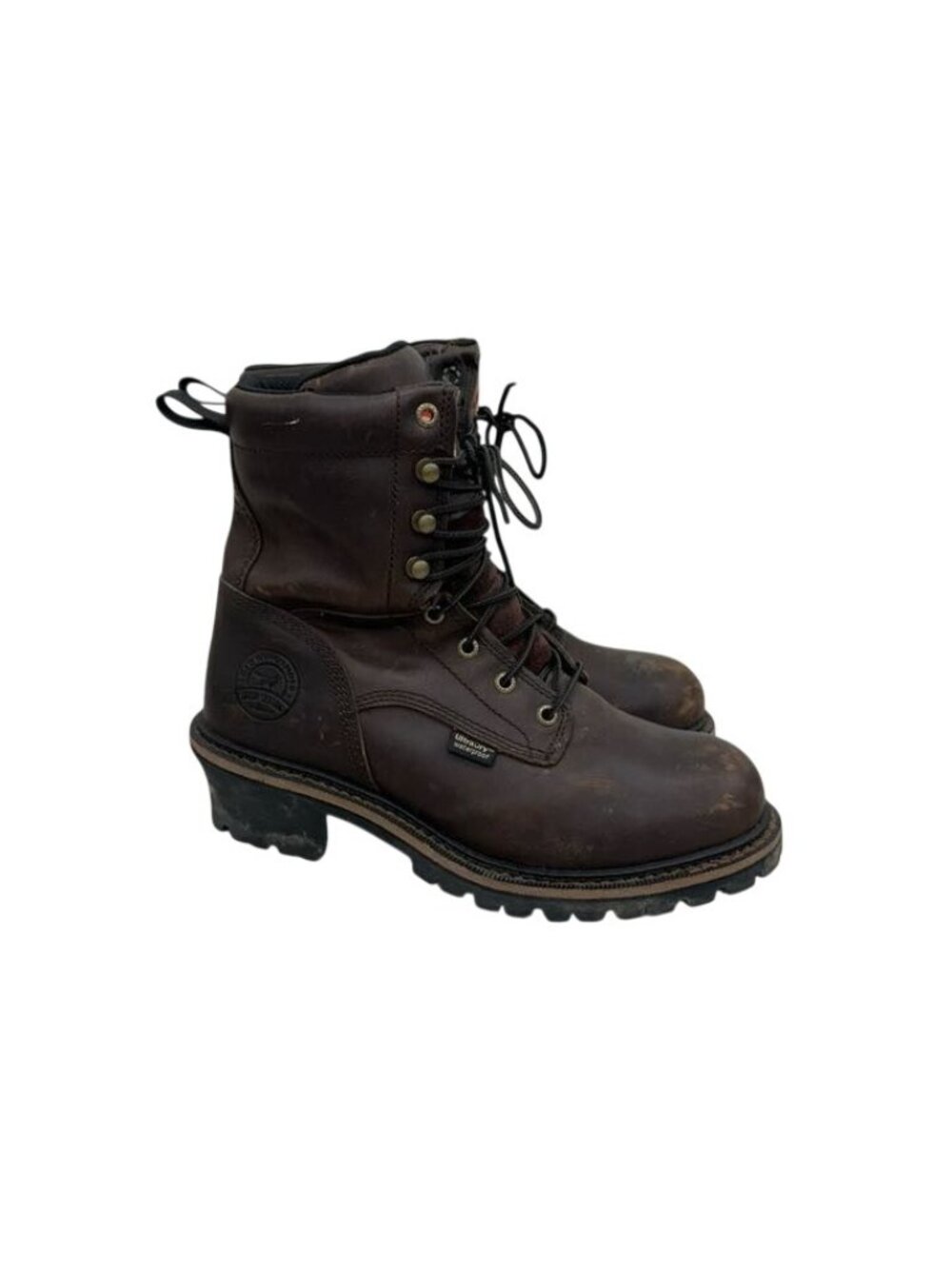 Irish Setter Work 83808 Mesabi Waterproof Logger Boot Leather Lace Up Mens Sz 9D